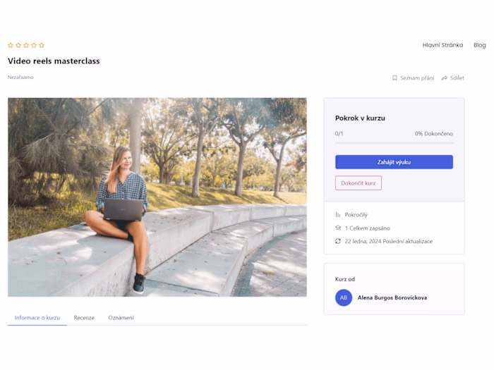 Online Course Membership Area in WordPress