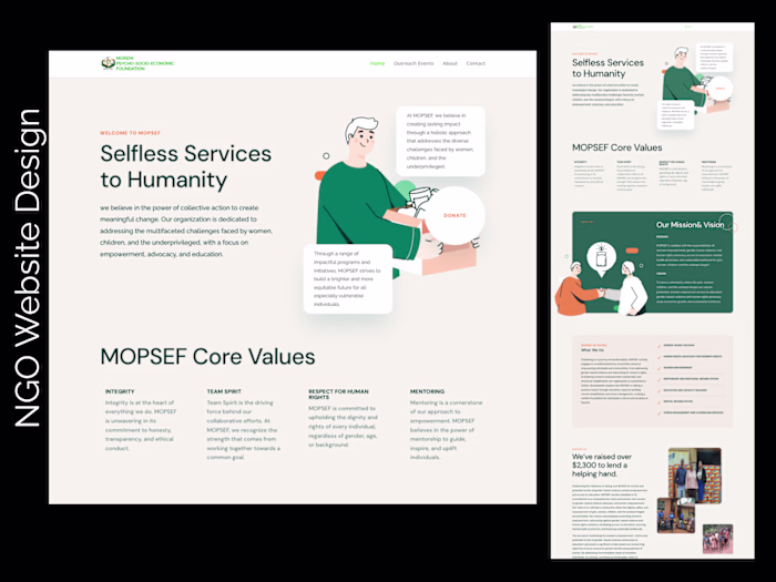 MOPSEF NGO | Website Design & Development