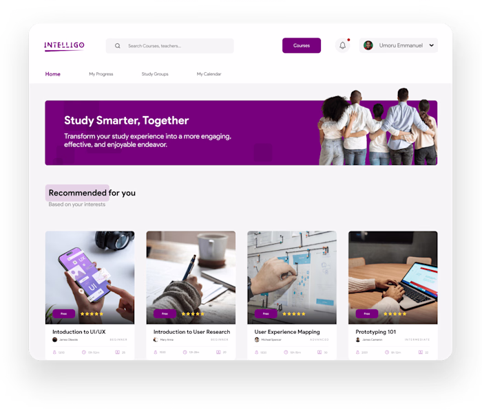 An AI Collaborative Learning 
platform (Intelligo) 