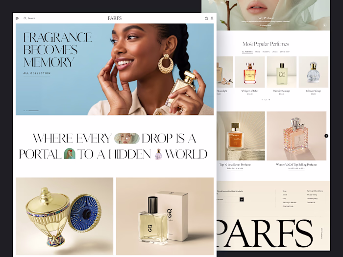 PARFS — Luxury Perfume eCommerce