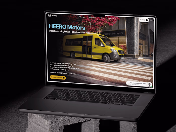 HEERO Motors: Electric Vehicle Website Redesign | Framer