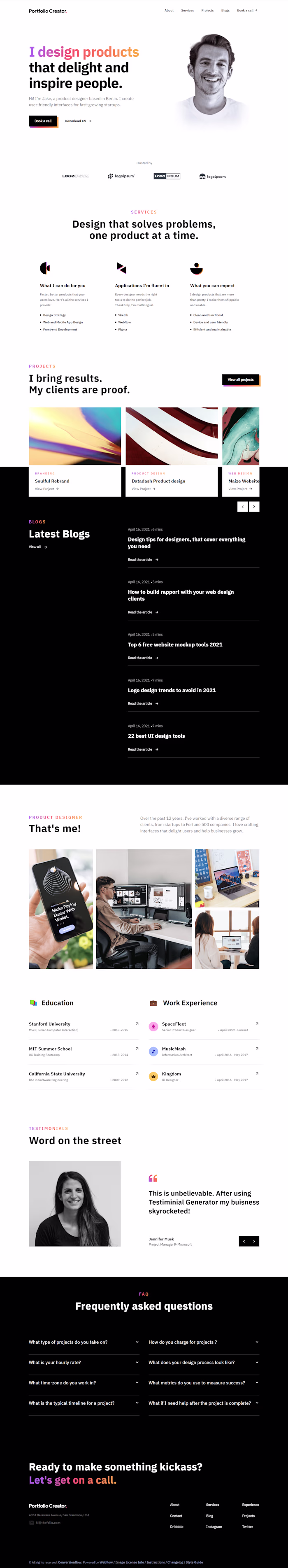 Personal Portfolio Website