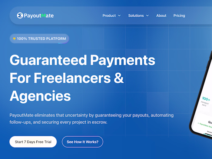 PayoutMate: Guaranteed Payments & Escrow for Freelancers