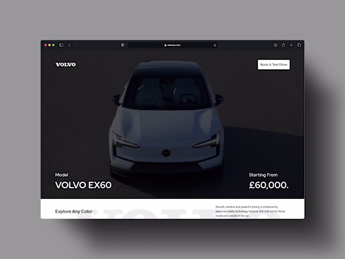 Volvo Website Redesign