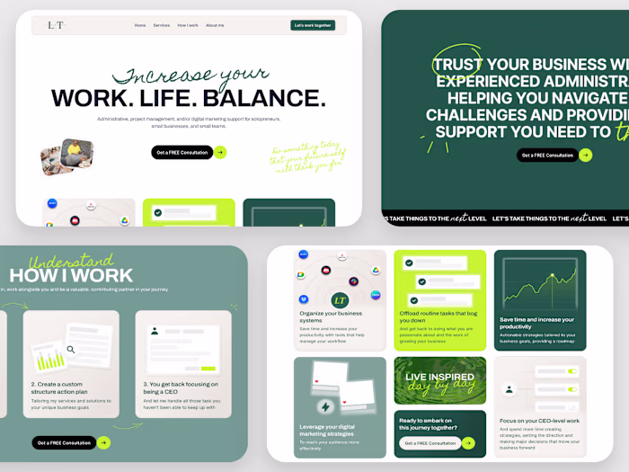 Virtual Assistant Website