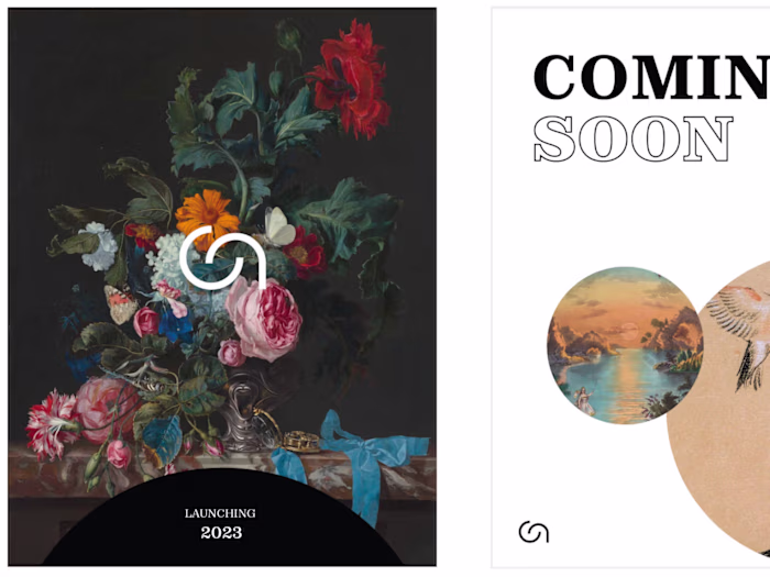 Brand Design project for a social art marketplace platform 