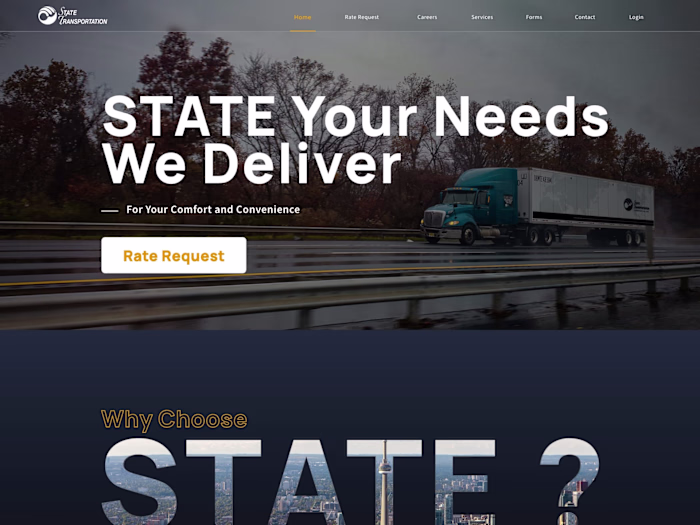 Website Design - State Transportation