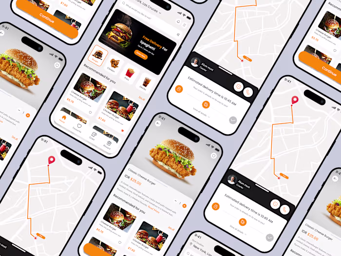 Food Delivery Mobile App UI Design