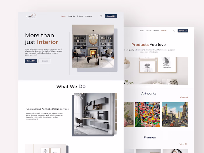 Interior Design Website