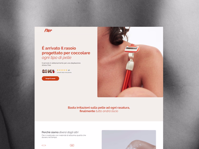 Fler | Landing Page UI + Webflow Development