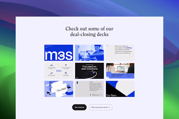 Pitch design website