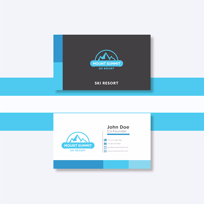 Logo design for Mount Blanco