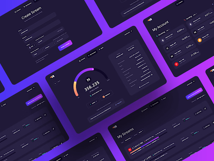 Design for Web3 Fintech product Roketo Old 