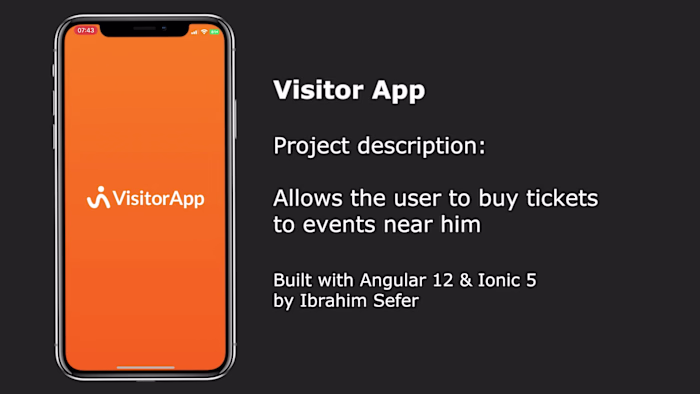 Angular 12 & Ionic 5 - Events & Tickets App on Vimeo