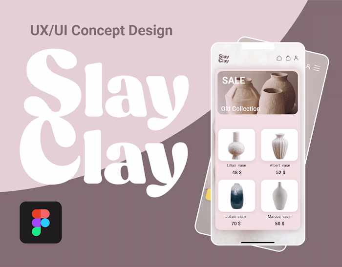 UX/UI Design for ceramic shop on Behance