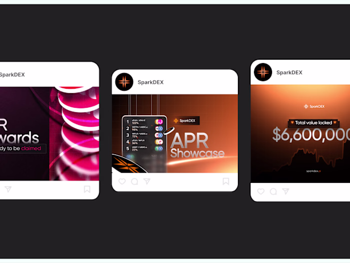 SparkDEX - Visual design