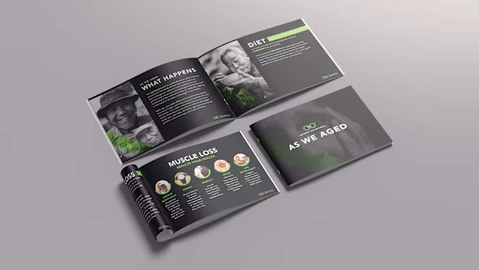 Nutrition Supplement Product Catalog Design