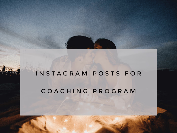 💕5 Social Media Posts For Dating Coach