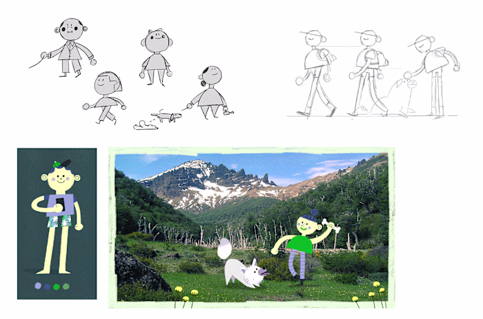 Character Design for Dogs and Wildlife Campaign