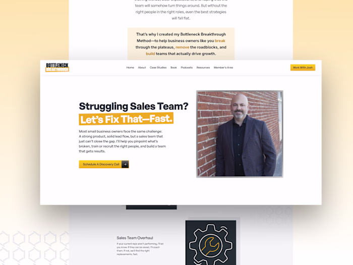 Business Coach website 