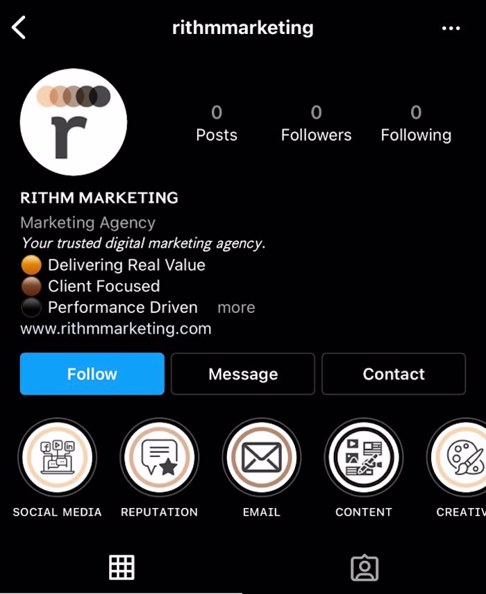 Instagram Branded Set-up From Scratch  Brand Identity Project