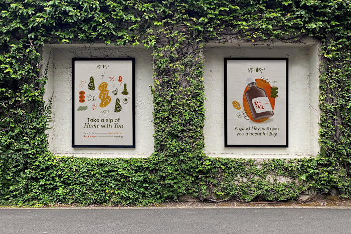 Hey, Bey! : Coffee Shop Branding Design
