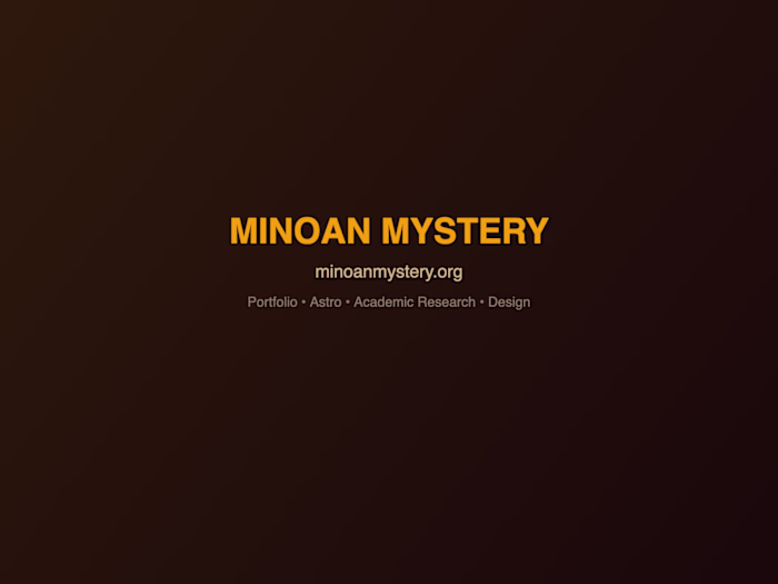 Minoan Mystery Portfolio