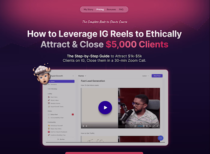 Course Funnel (Copy + Design)