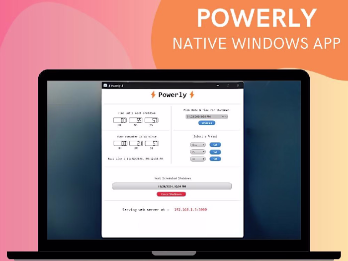Just finished a project What is the project about? Powerly i...