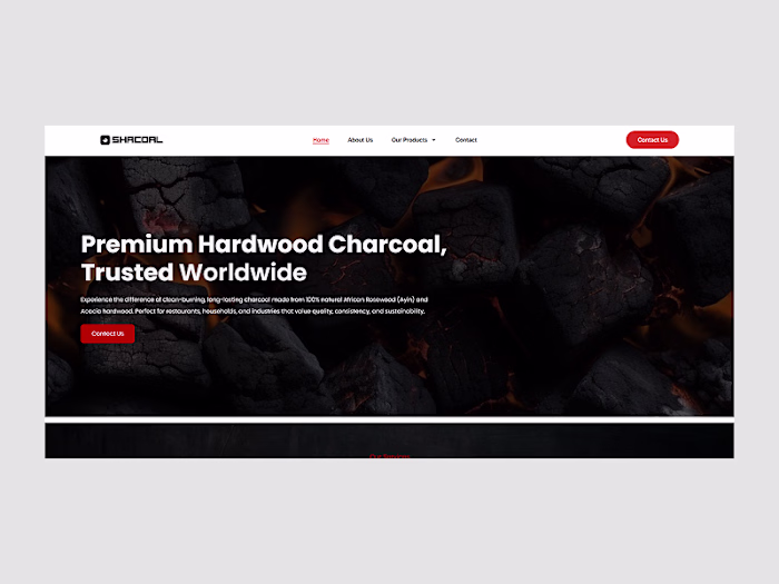 SHARCOAL Rebranding and Website Redesign