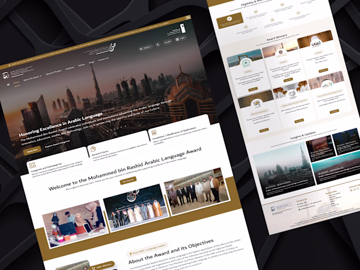 Government Award Platform Redesign for