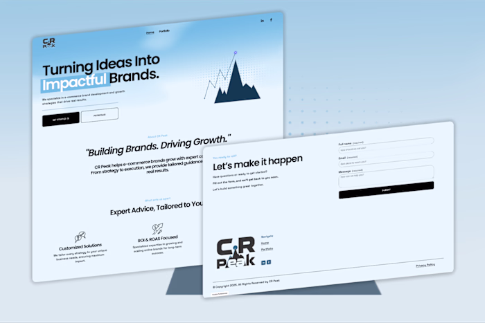 CR Peak | Squarespace Website Design