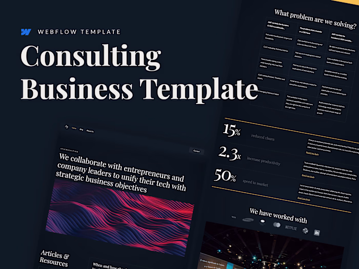 Consulting Firm · Webflow Design & Development