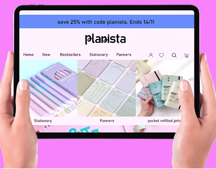 planista, a digital stationary shop brand design :: Behance