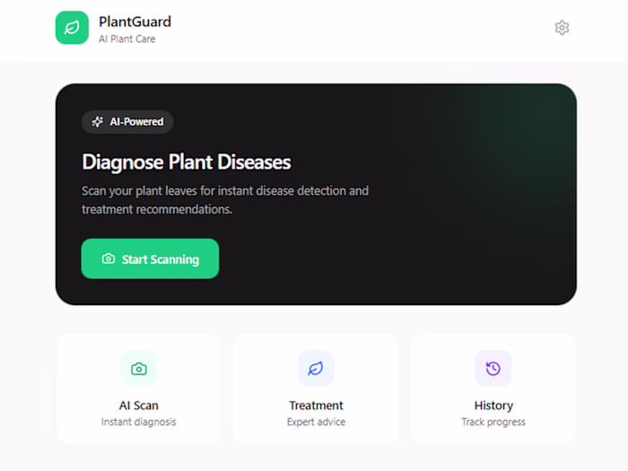 PlantGuard AI What I Built: AI plant disease scanner with in...