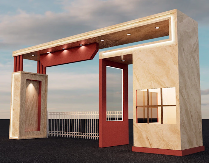 Society Gate 3D Visualization