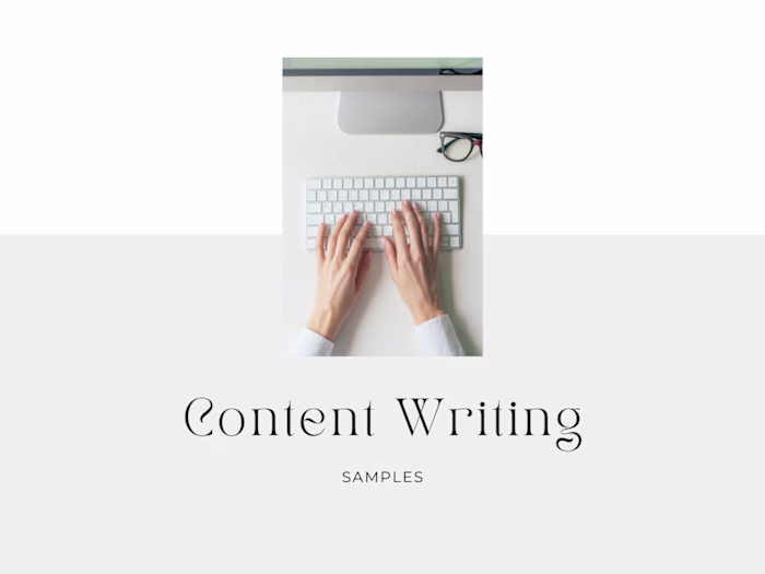 Content Writing 