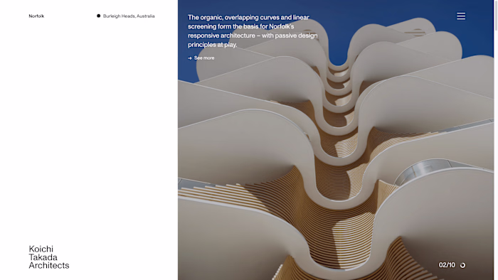 Koichi Takada Website Design