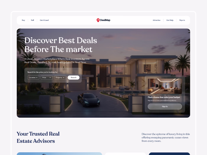 Most real estate sites look