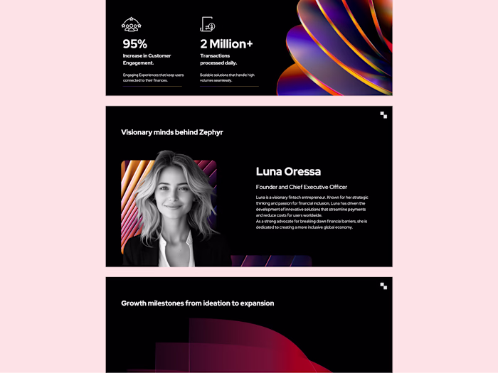 Fintech Industry Investor Deck