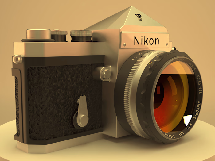 NIKON F 1959 | FUSION & KEYSHOT