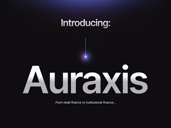 Auraxis Capital Pitch Deck & Branding Exploration