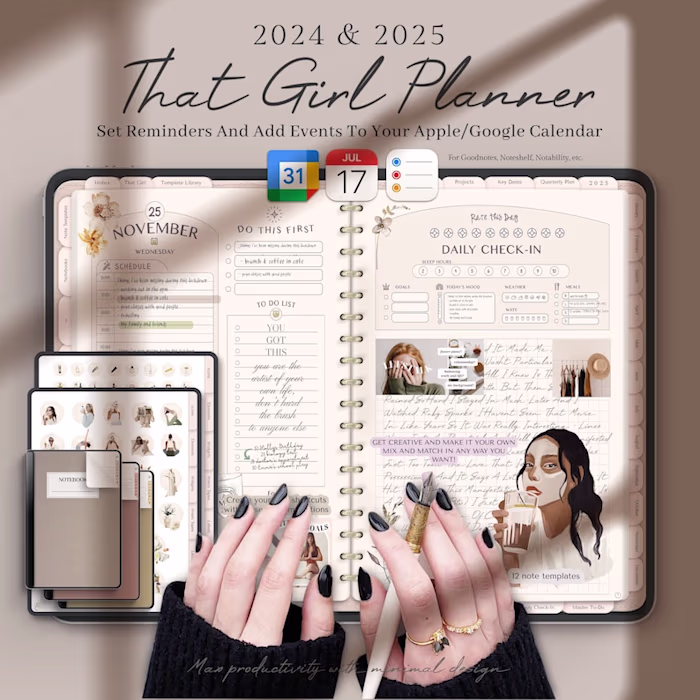 All-in-One Digital Planner 2024-2026 Design & Redesign Artist