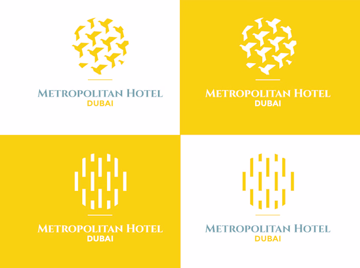 Logo redesign proposal for Metropolitan Hotel Dubai on Behance