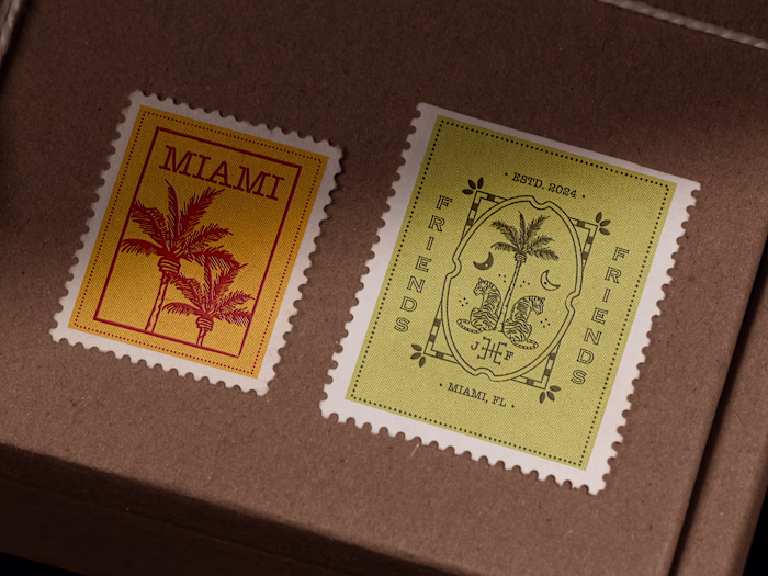 Let's Be Friends | Content Agency Brand Identity