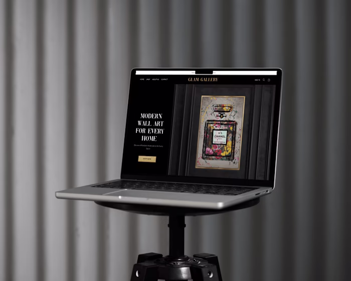 Glam Gallery - Website In A Day