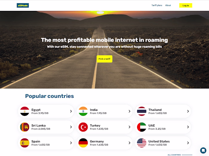 eSIMsale Application Development