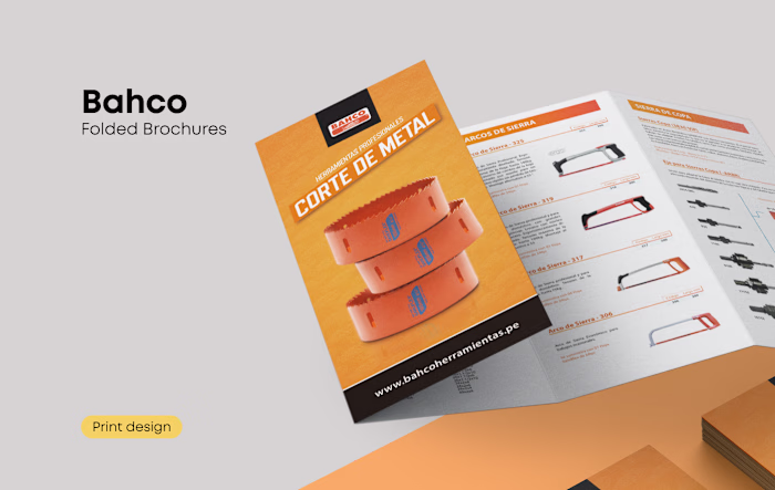 Folded Brochures - Bahco Tools