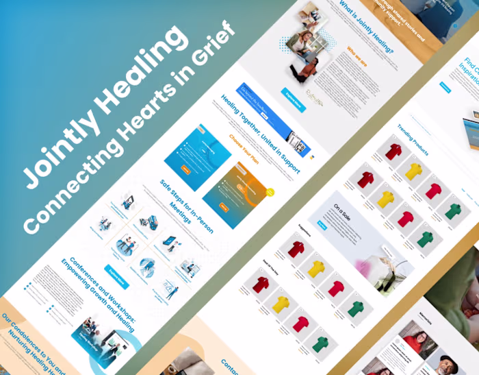 Healing Platform – Modern Website