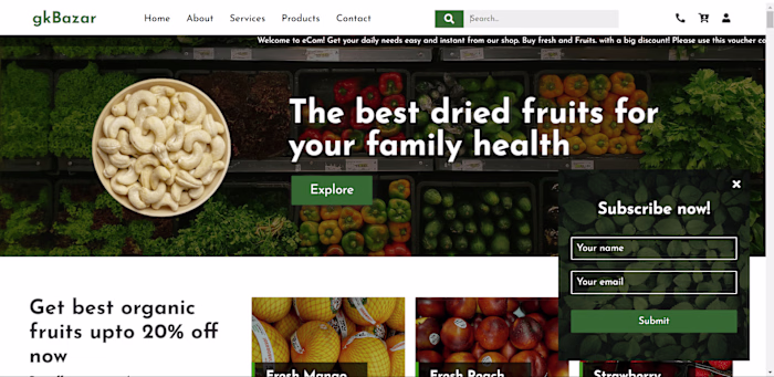 Grocery Store Website